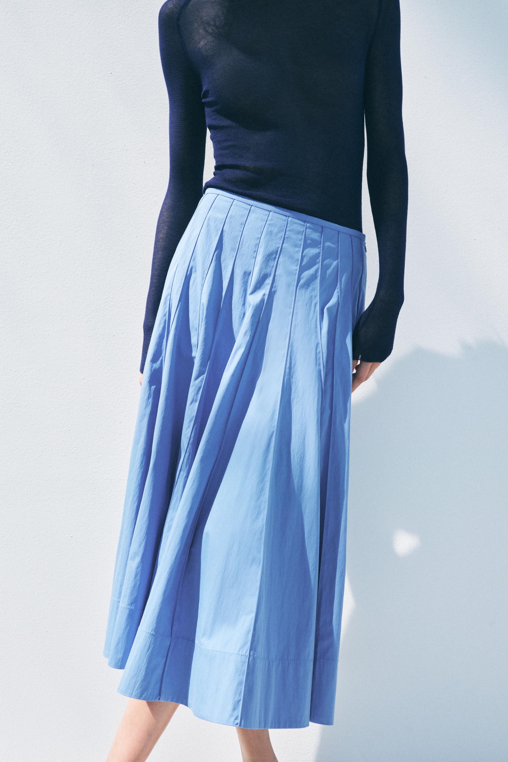 【ZARA】ZW COLLECTION フレア ミディスカート | 2594/325/411 ZARA】ZW COLLECTION フレア ミディスカート | 2594/325/411