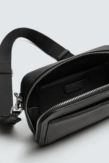 SAC BANDOULIÈRE TEXTURÉ - Noir de Zara - Image 5
