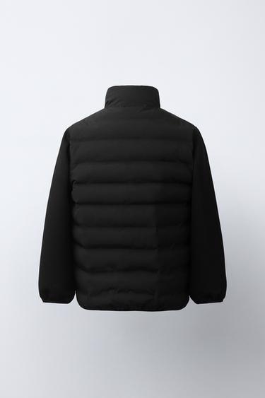 BLOUSON BIMATIÈRE NÉOPRÈNE - Noir de Zara - Image 3