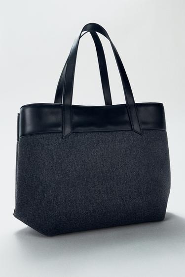 MAXI TOTE BAG - Grey by Zara