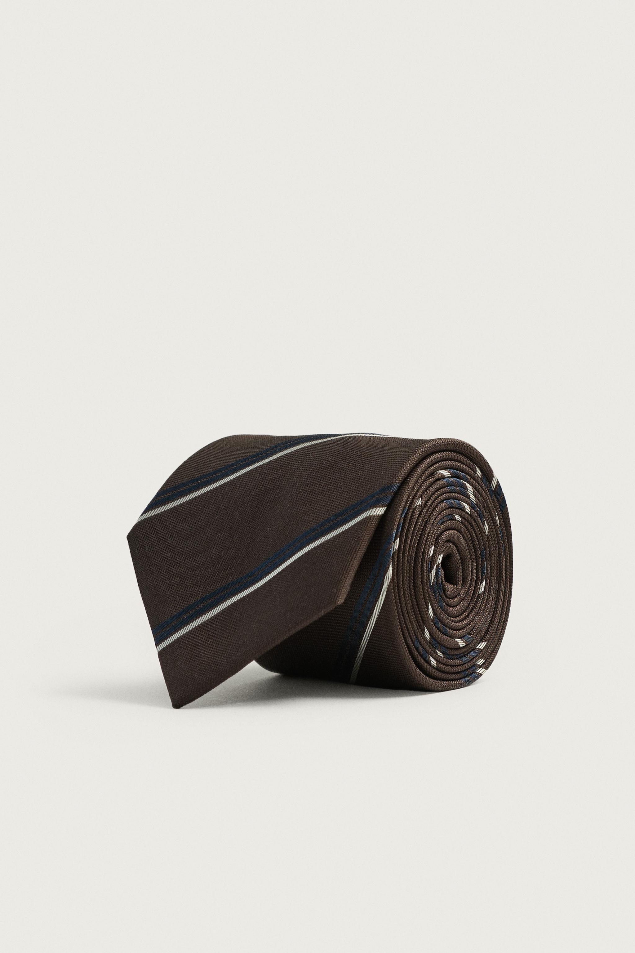 CORBATA RAYAS 100% SEDA