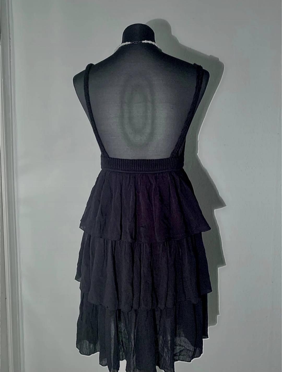ASYMMETRIC KNIT RUFFLED TOP - Image 3
