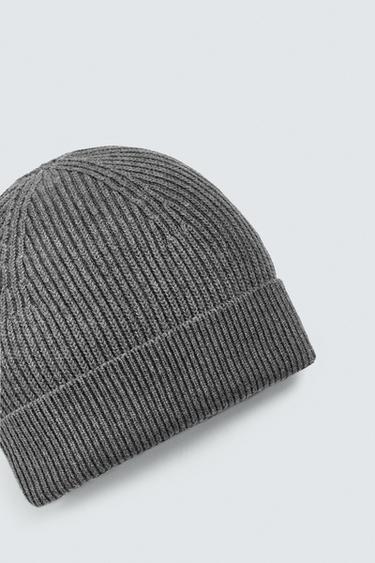 BASIC KNIT BEANIE - Grey by Zara