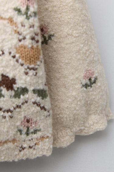 JACQUARD KNIT SWEATER - Light beige by Zara - Image 2