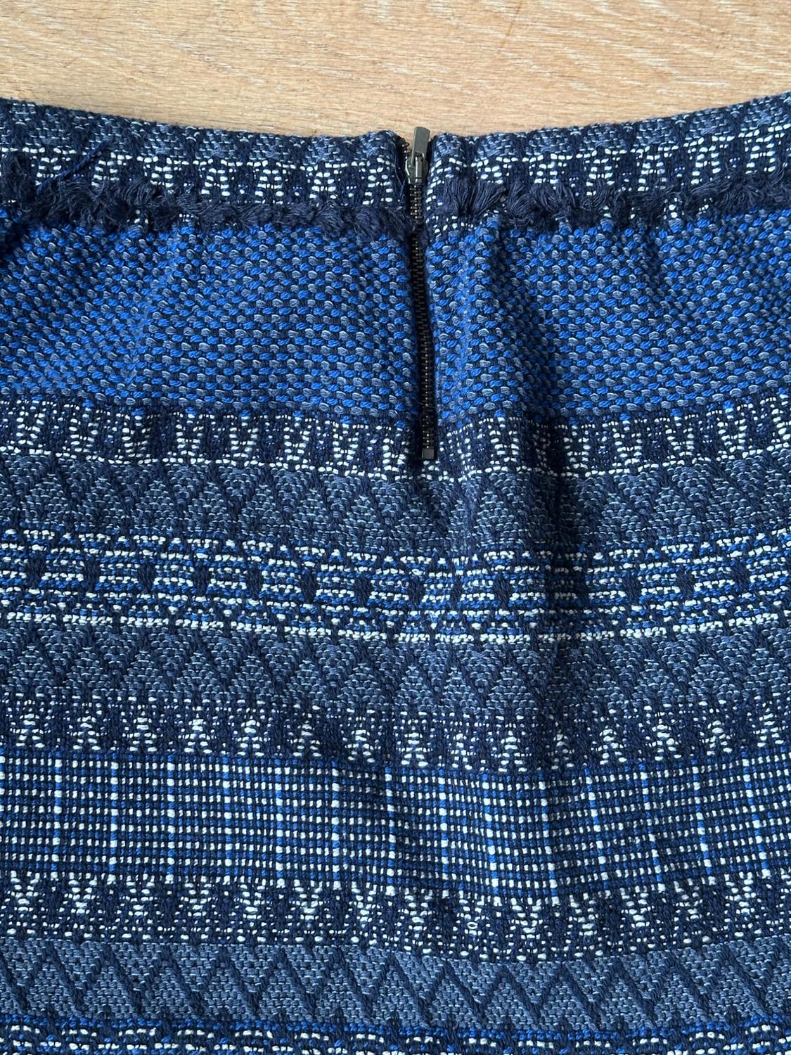 BLUE PRINT MINI SKIRT - Image 6