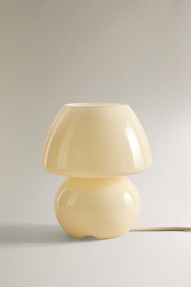 GLASS TABLE LAMP - Ecru by Zara - Image 5