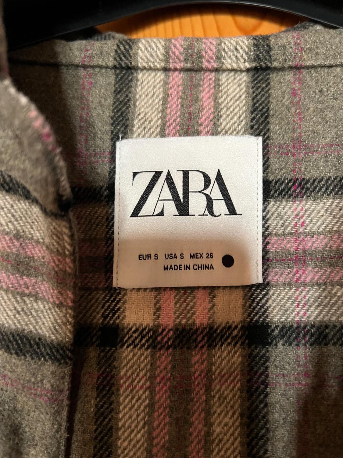 CHECKED OVERSHIRT WITH FRINGE - Image 2