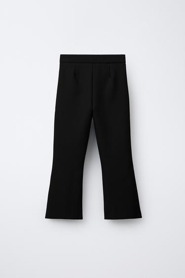 FLARE SUIT TROUSERS - Black by Zara - Image 1