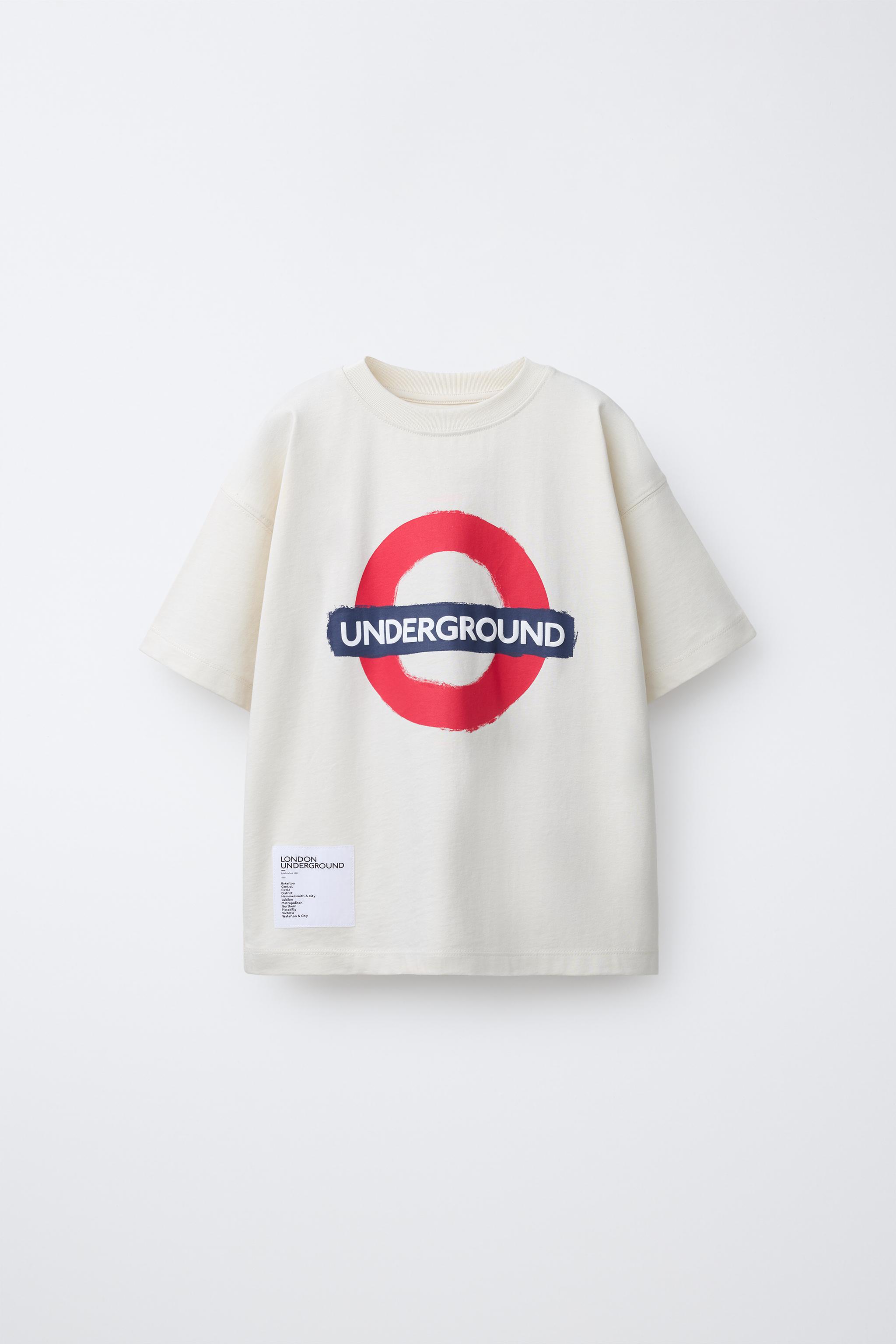 UNDERGROUND LONDON © PRINT T-SHIRT
