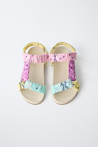 TECHNICAL PAISLEY SANDALS - Multicoloured by Zara - Image 3