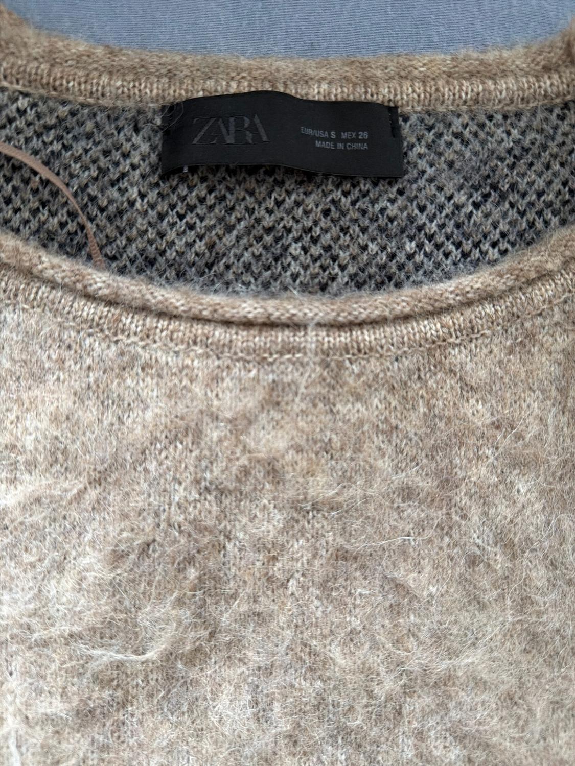 JACQUARD KNIT JUMPER WITH BRUSHED EFFECT - Image 3