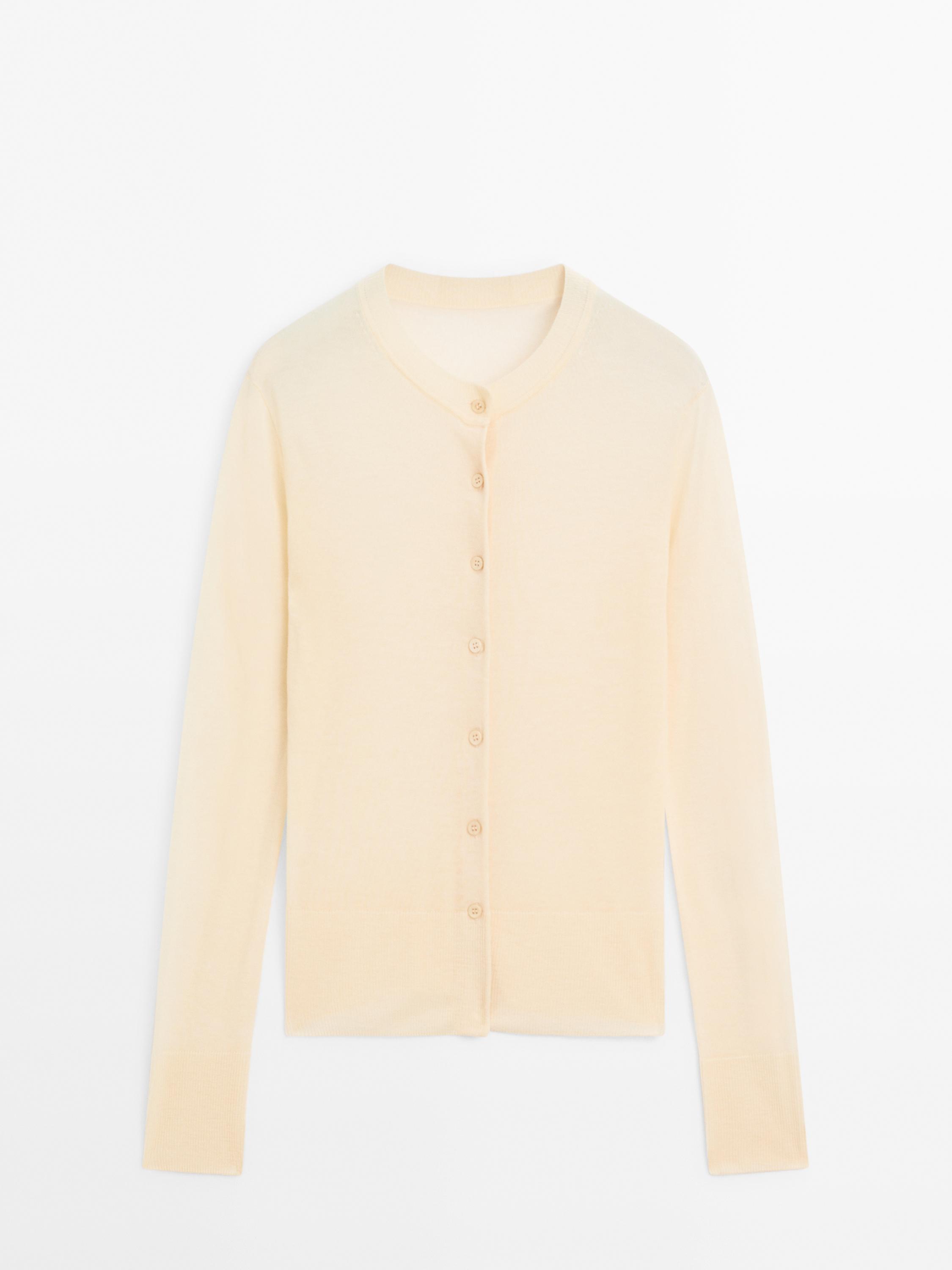 Cardigan léger 100 % laine - STUDIO