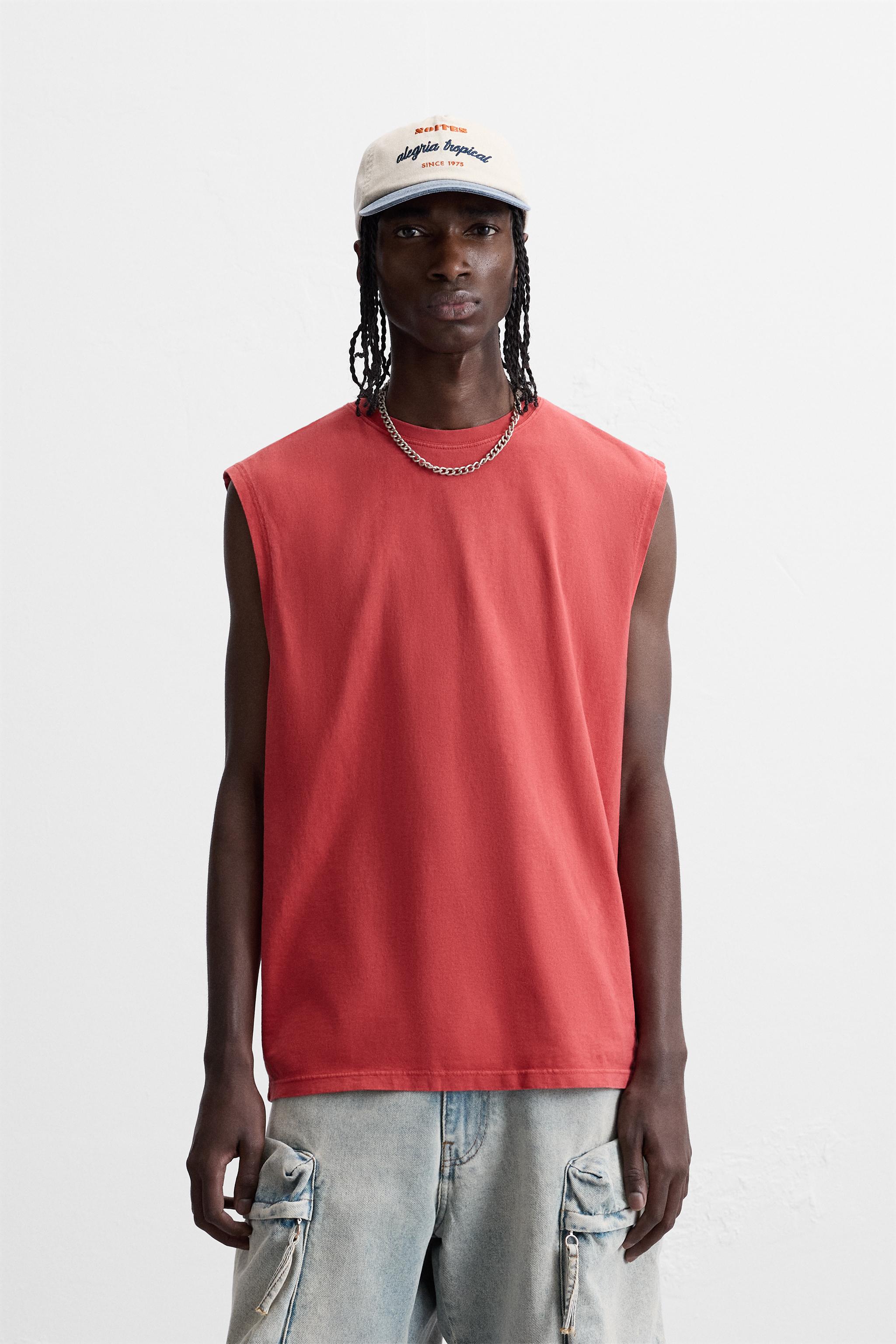 Camisetas Sin Mangas Zara Camiseta De Tirantes Hombre Guatemala