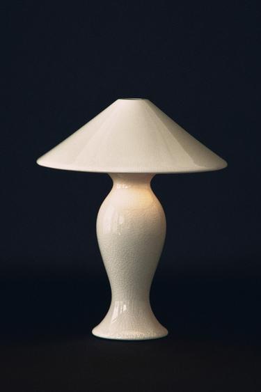CORDLESS CERAMIC LAMP — Oyster-white 1