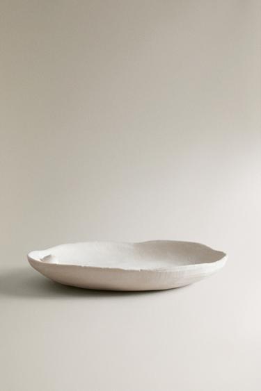 CERAMIC INCENSE BURNER DISH - Oyster-white by Zara - Image 0