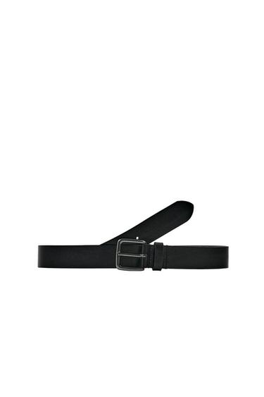 Zara LEATHER BELT - Black