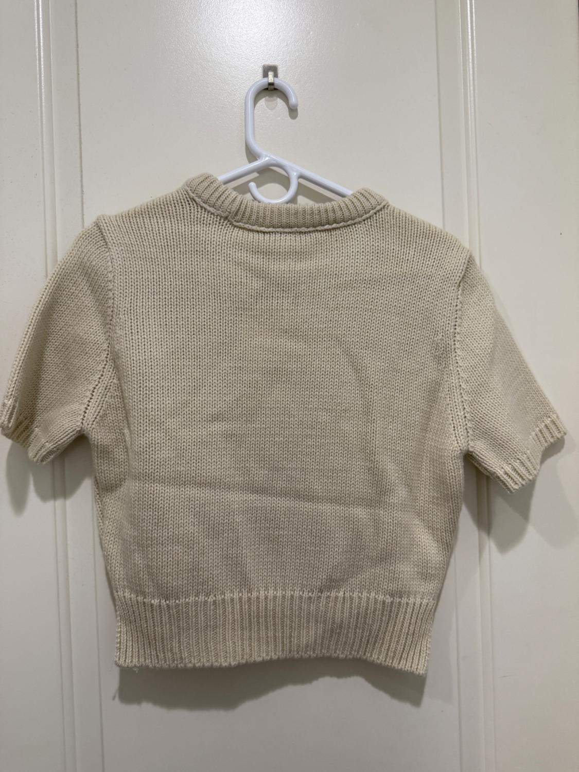 CROPPED KNIT SWEATER - Image 2