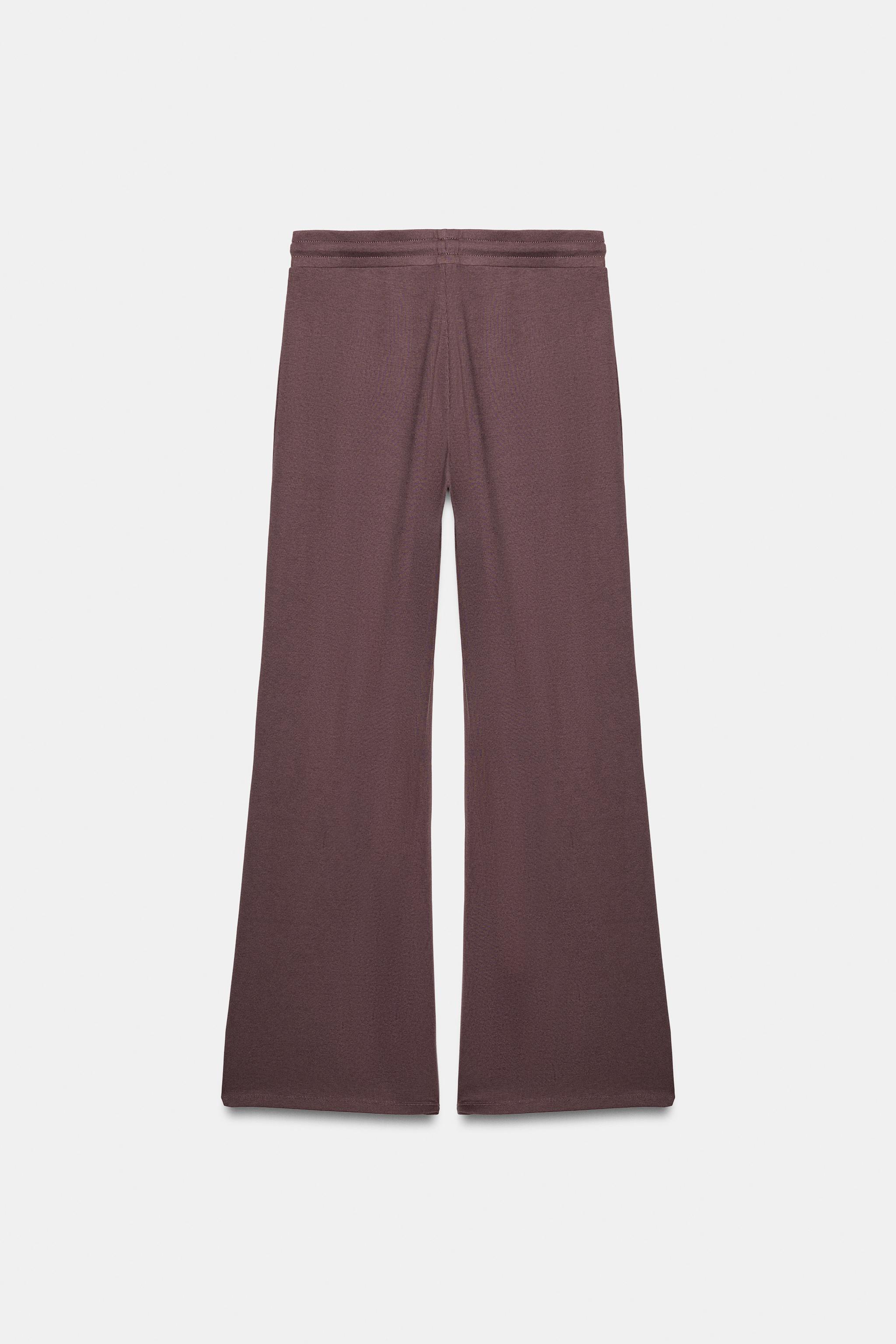 Zara FİTİLLİ STRAIGHT FIT PANTOLON görsel 5