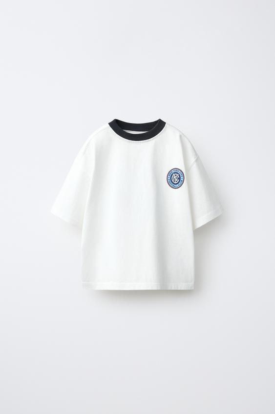CAMISETA ESTAMPADA NEW YORK CITY FOOTBALL CLUB MLS - Blanco de Zara - Imagen 0