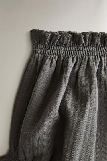 BLOOMER EN COTON UNI - Marron / Taupe de Zara - Image 1