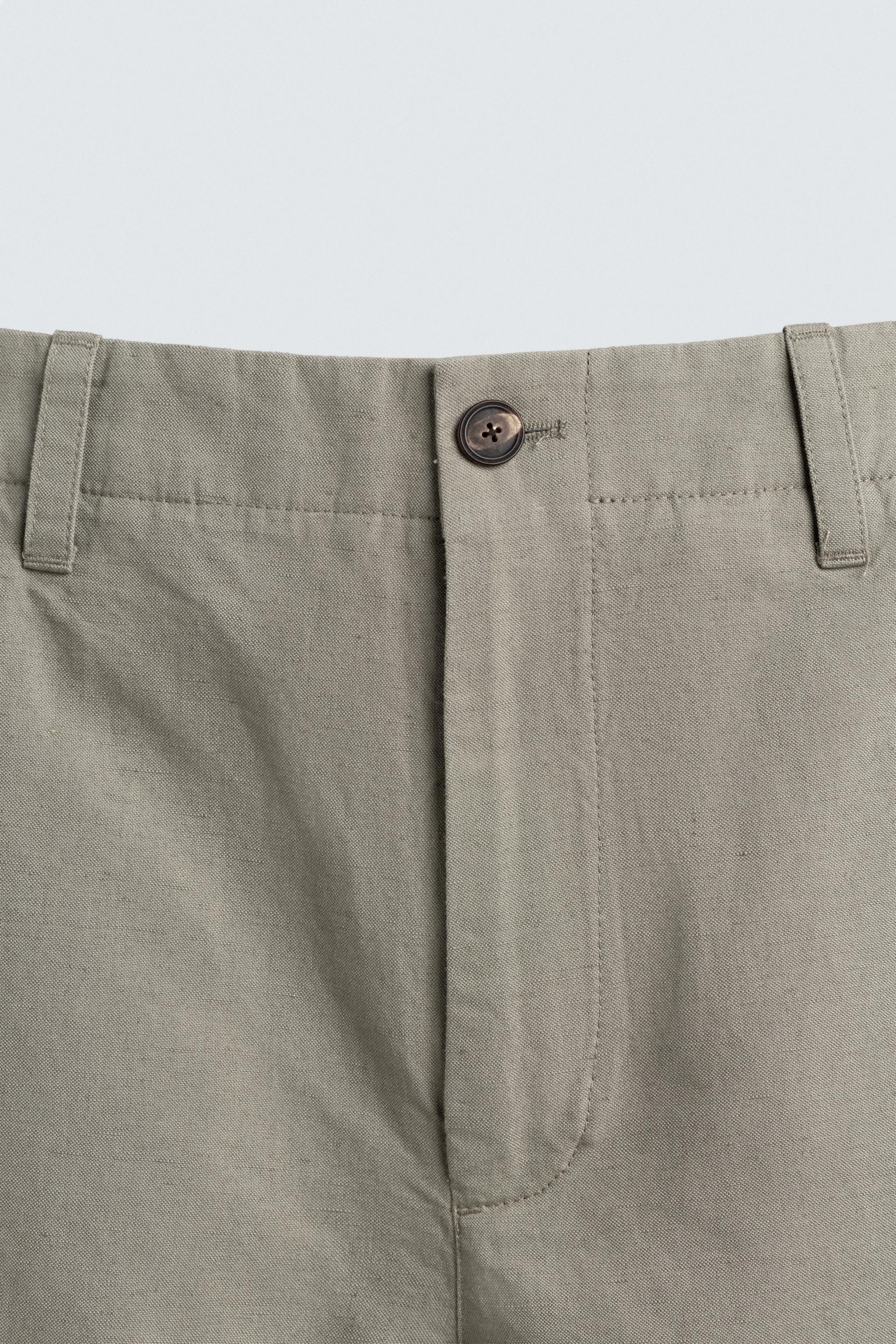 RELAXED FIT BELT LOOP PANTS