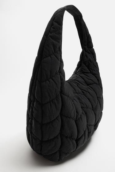 QUILTED NYLON BAG - Black by Zara - Image 4