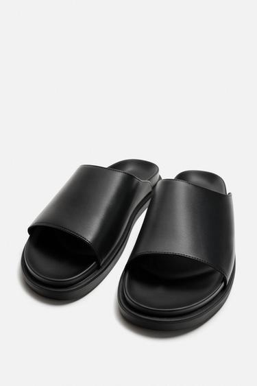 SANDALES MONOCHROMES - Noir de Zara - Image 3