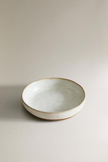 BOWL WITH RAISED DESIGN - Oyster-white by Zara - Image 1