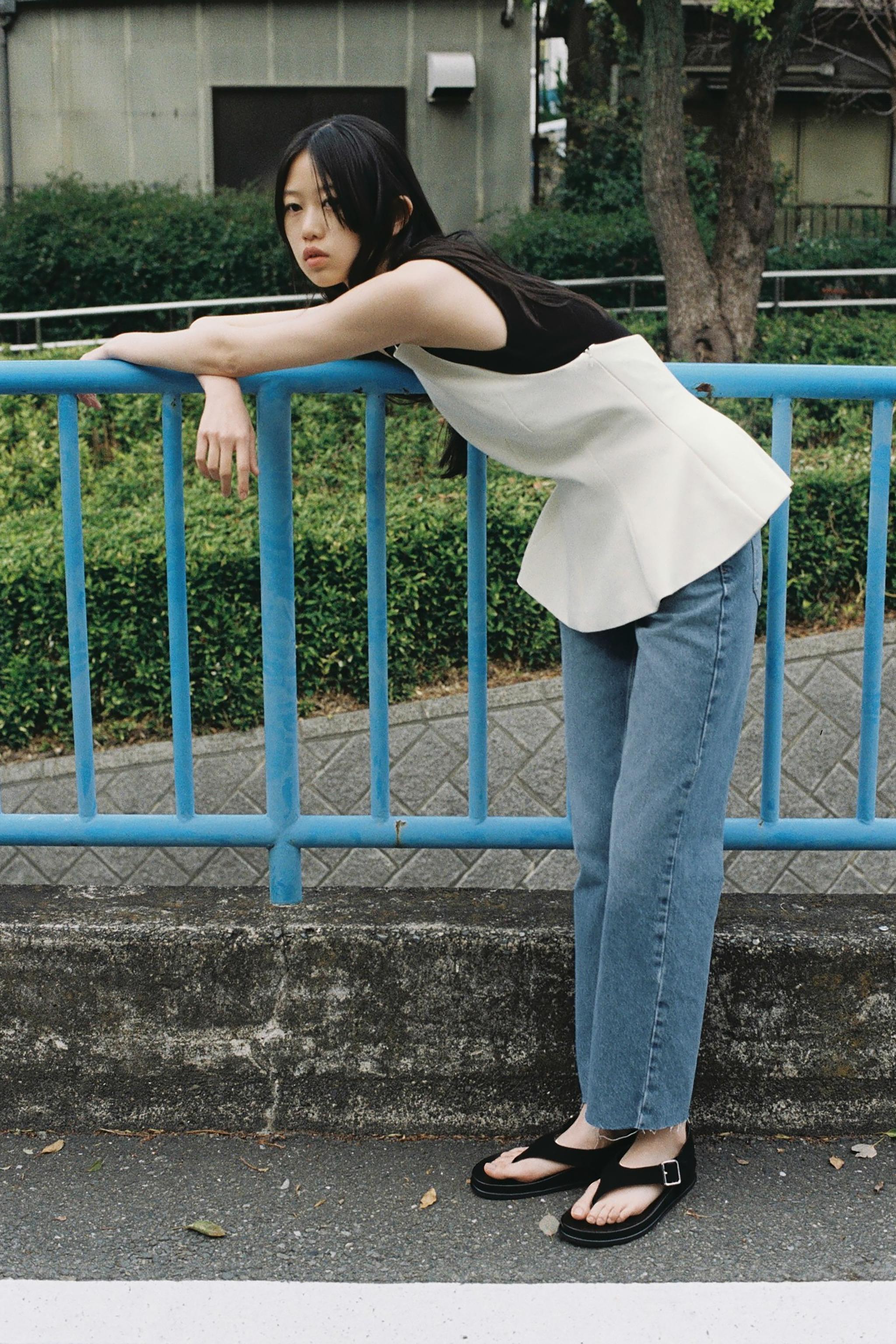 ZW COLLECTION LOW WAIST BOOTCUT JEANS - Blue | ZARA United