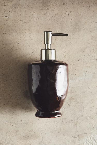 BROWN CERAMIC SOAP DISPENSER - Brown by Zara - Image 4