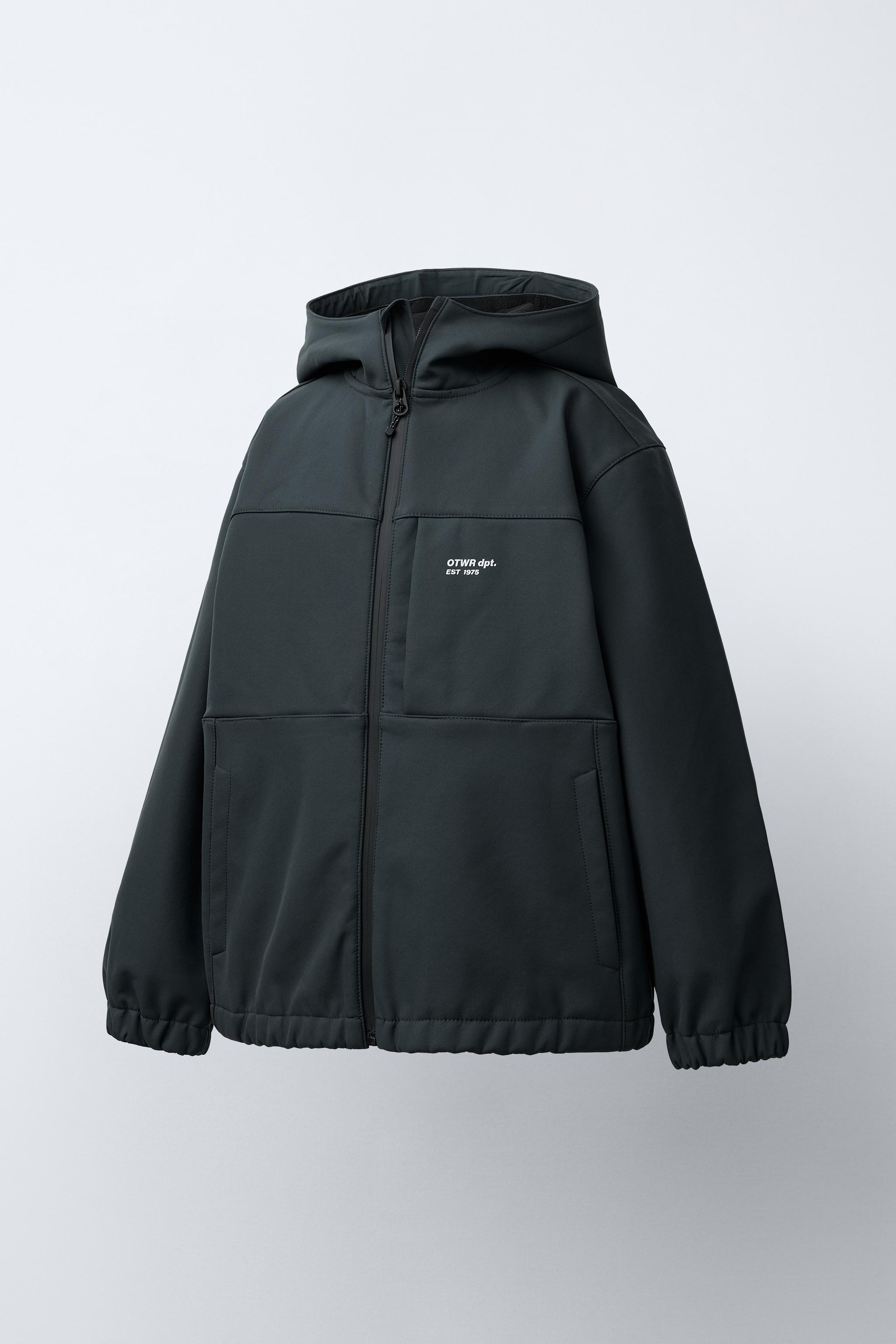 ニキ HOODED TECHNICAL JACKET - Bluish | ZARA United States