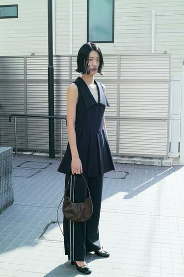 サイドストライプ柄パジャマパンツダークネイビーブルー0Zaraのサイドストライプ柄パジャマパンツ - ダークネイビーブルー - 画像 0