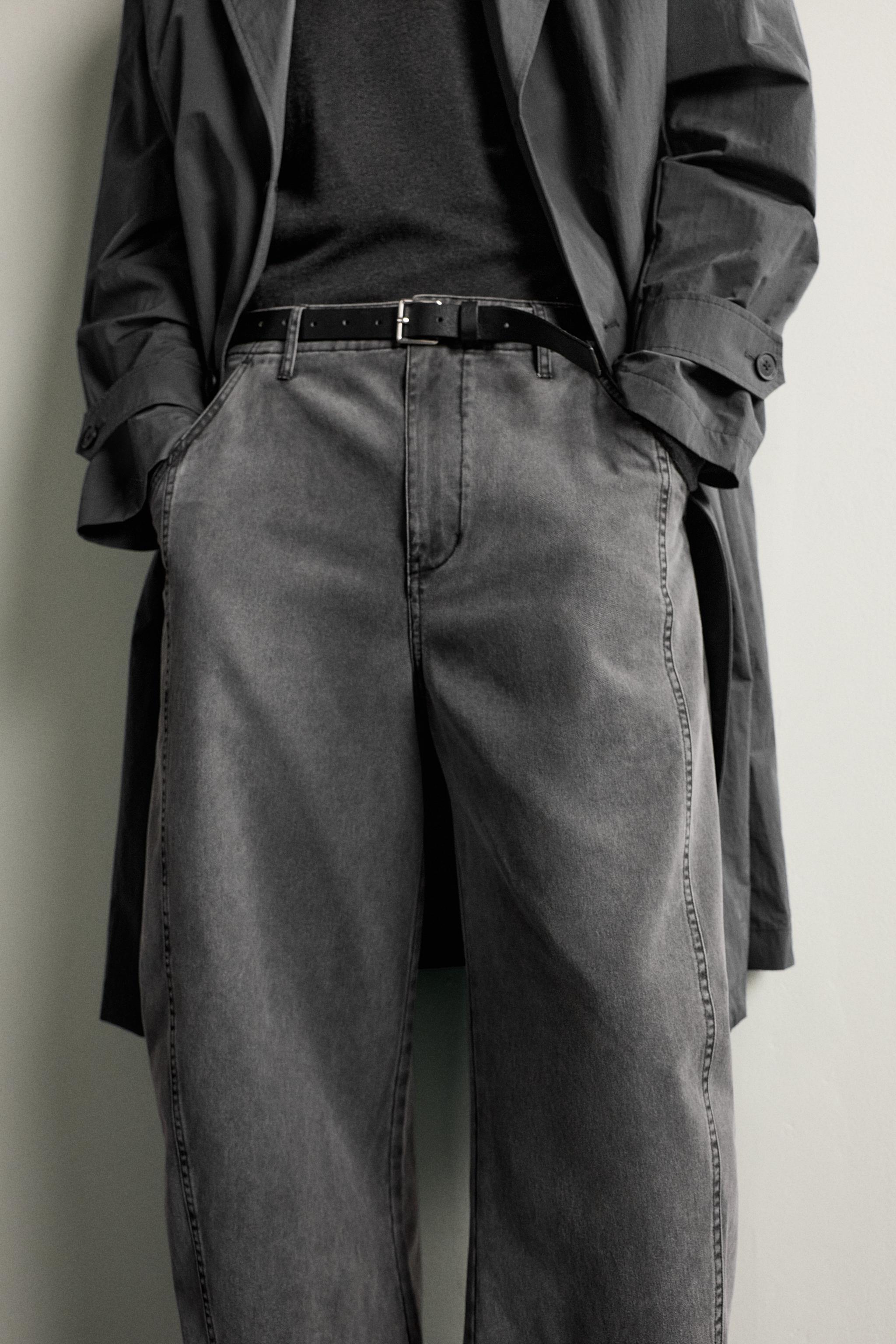 SEAMED BALLOON FIT PANTS