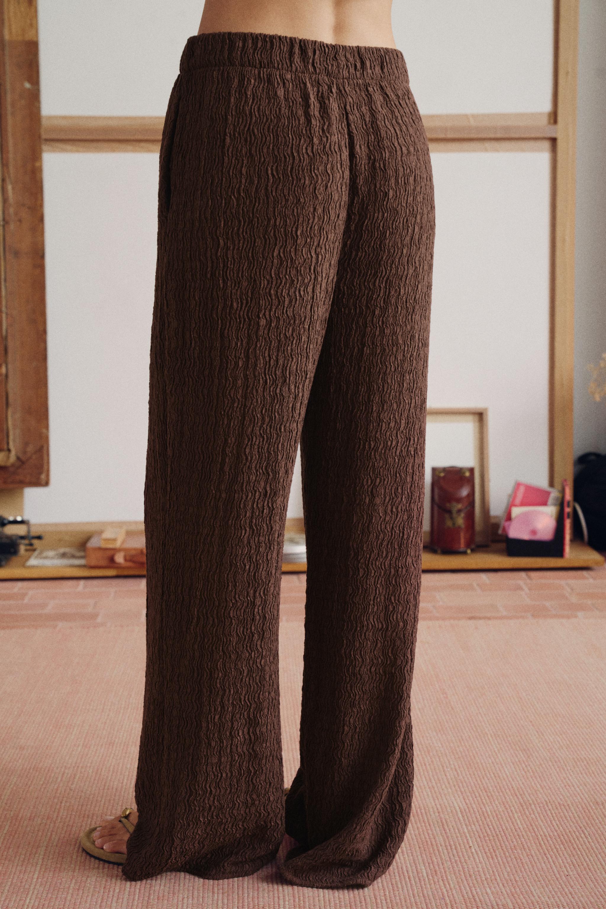 WRINKLE LOOK PANTS