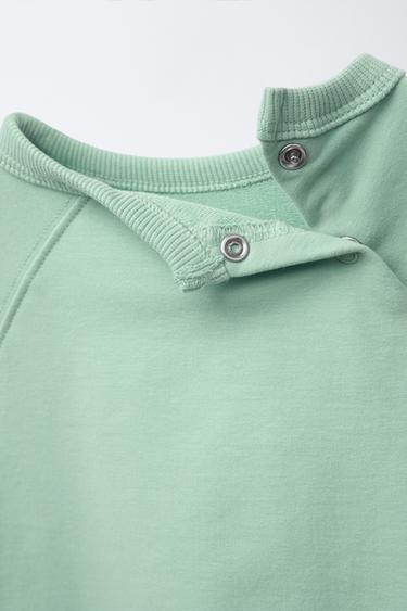 ENSEMBLE SWEAT ET PANTALON JOGGER - Vert moyen de Zara - Image 2