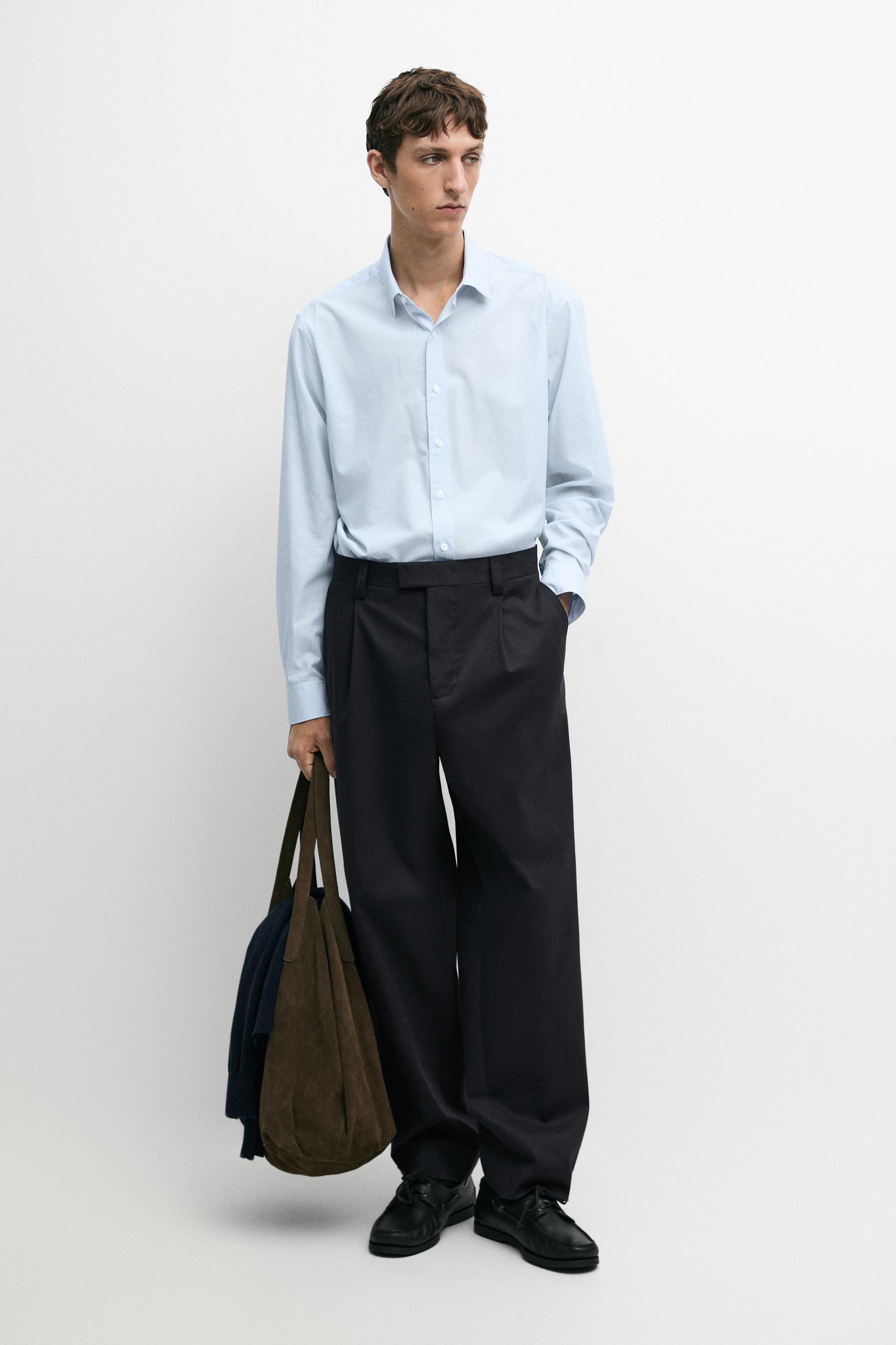Striped regular fit shirt