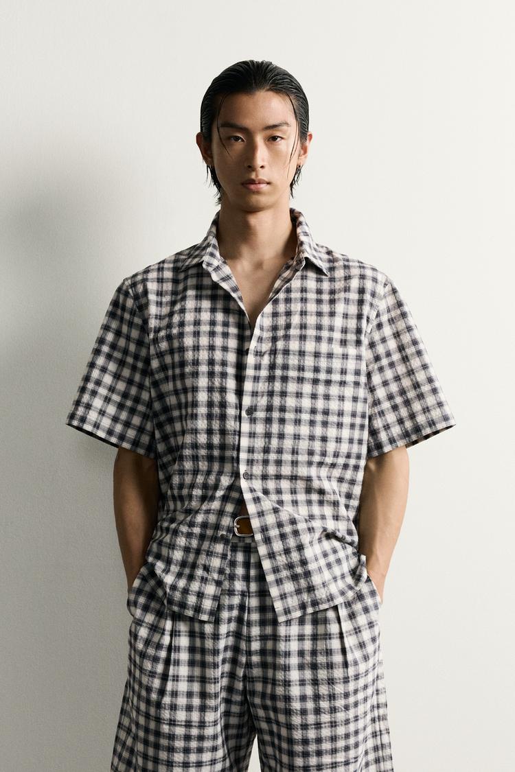 RELAXED FIT CHECK SHIRT