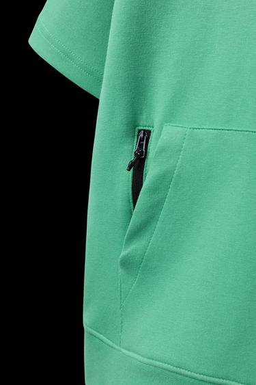 SUDADERA SPORTY INTERLOCK - Verde de Zara