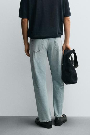 REGULAR FIT JEANS - Light blue by Zara - Image 2