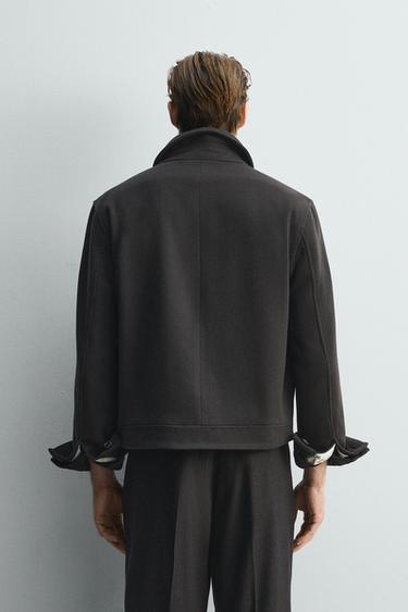 LIMITED EDITION WOOL BLEND JACKET - Brown by Zara - Image 2