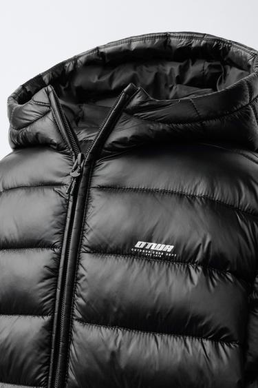 ULTRALIGHT TEXT JACKET - Black by Zara - Image 4