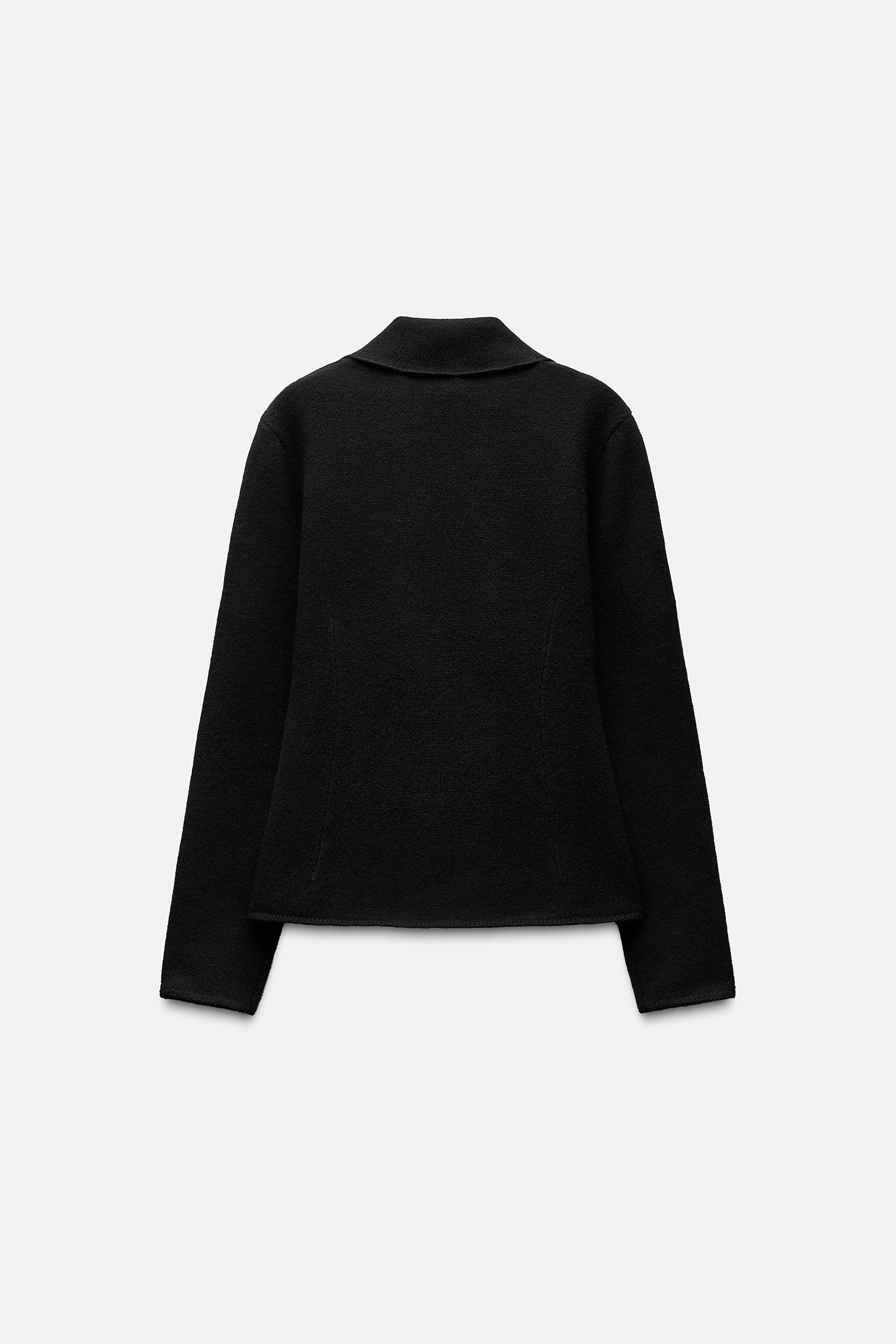 ウール100% ダブルブレスト ブレザー - ブラック | ZARA Japan / 日本