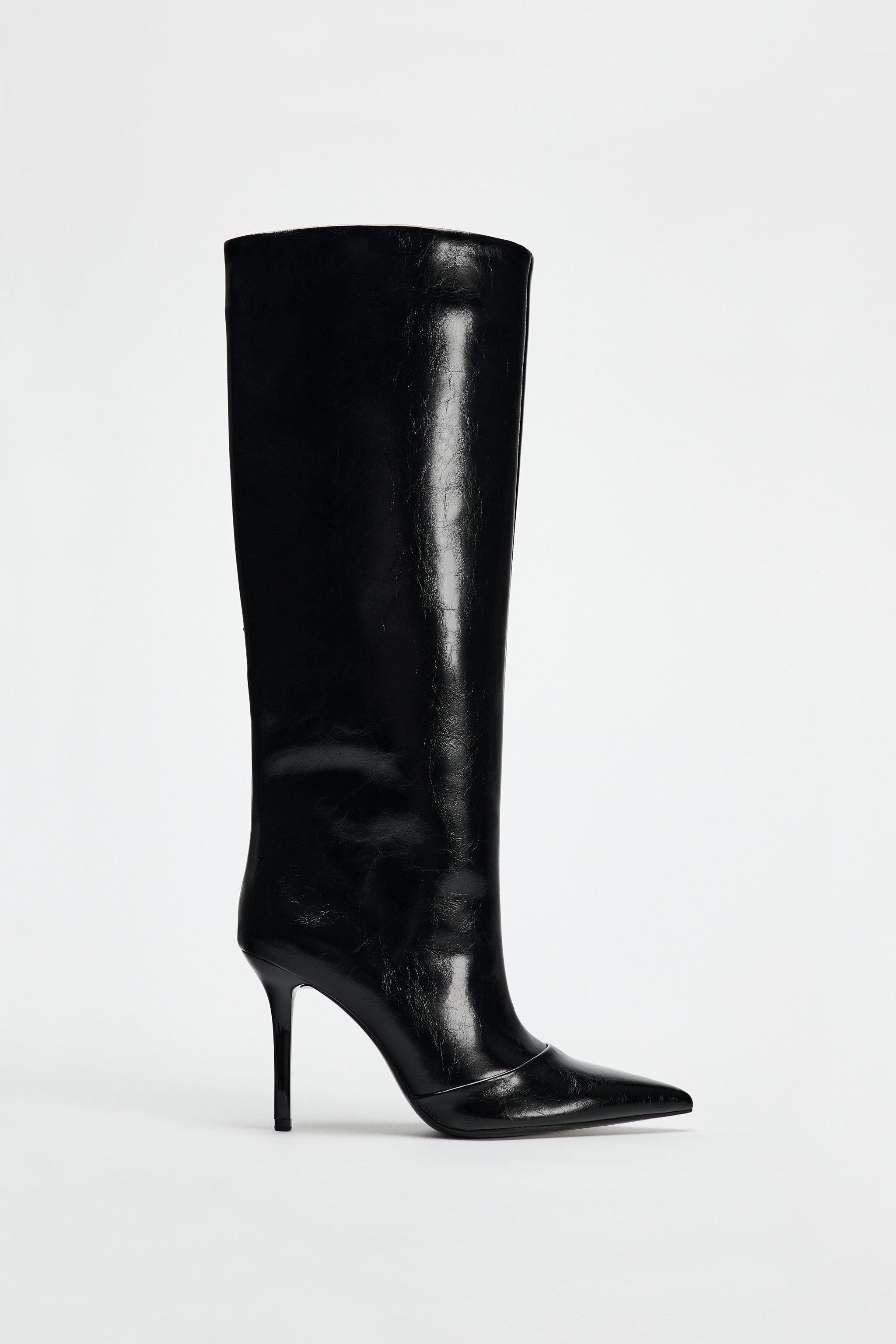 Bottes noires zara hotsell