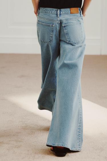 JEAN ZW COLLECTION MAXI WIDE LEG TAILLE BASSE - Bleu de Zara - Image 1