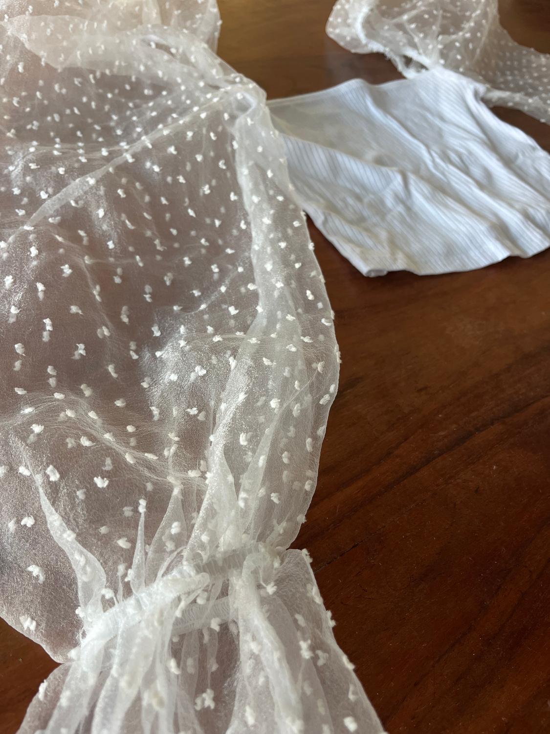 DOTTED ORGANZA TOP - Image 3