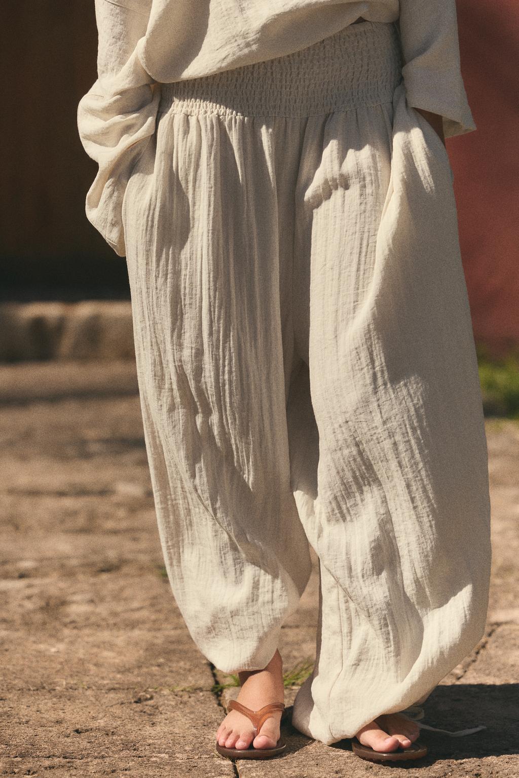 ELASTIC WAIST PANTS