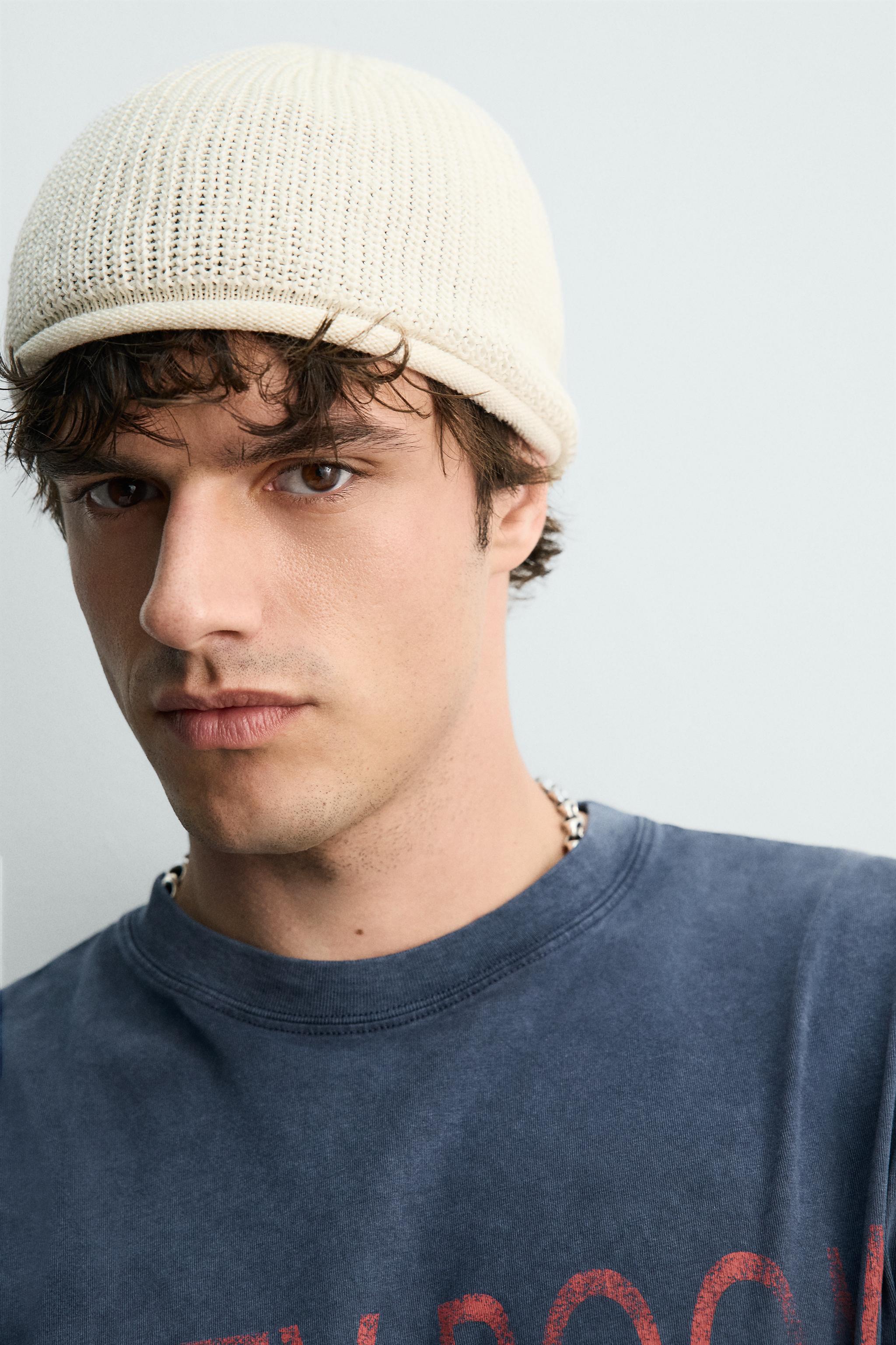 100% LINEN KNIT HAT