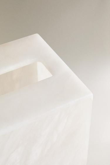 ALABASTER TISSUE BOX - White by Zara - Image 2