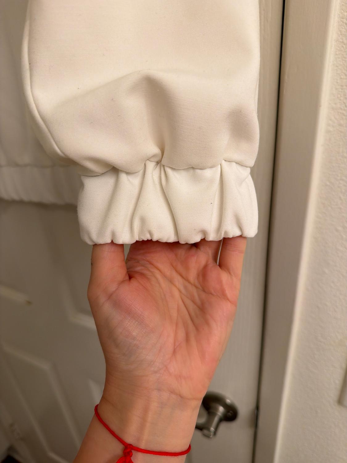 LONG PATCH POCKET BOMBER JACKET - Image 3