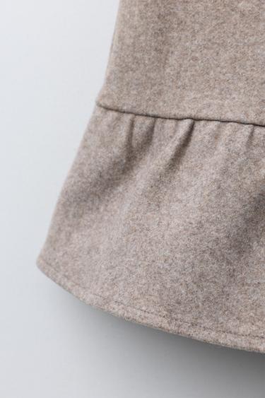 ROBE-SALOPETTE À LACETS EN VELOURS - Beige de Zara - Image 3